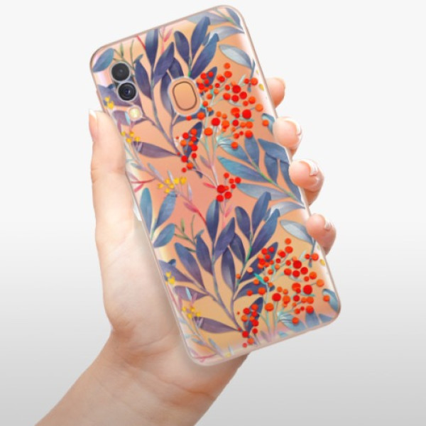 Silikonové pouzdro iSaprio - Samsung Galaxy A40 - Rowanberry