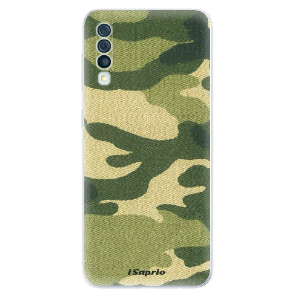 Odolné silikonové pouzdro iSaprio - Green Camuflage 01 - Samsung Galaxy A50