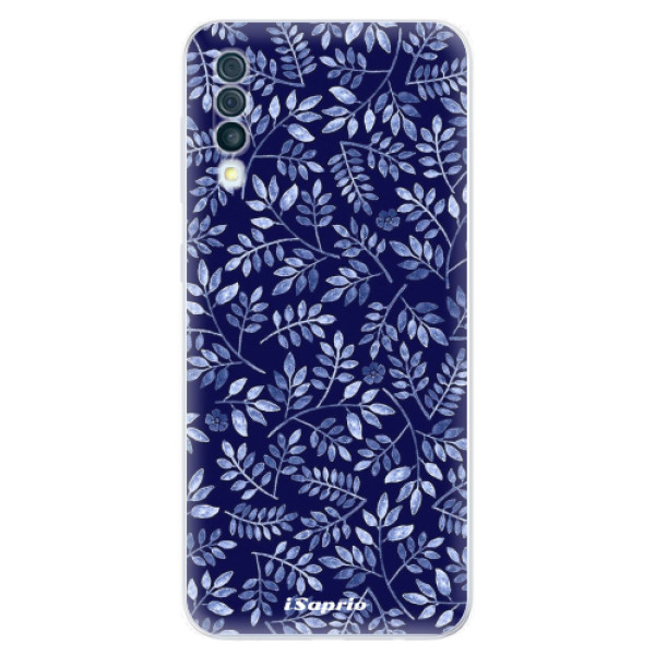 Odolné silikonové pouzdro iSaprio - Blue Leaves 05 - Samsung Galaxy A50