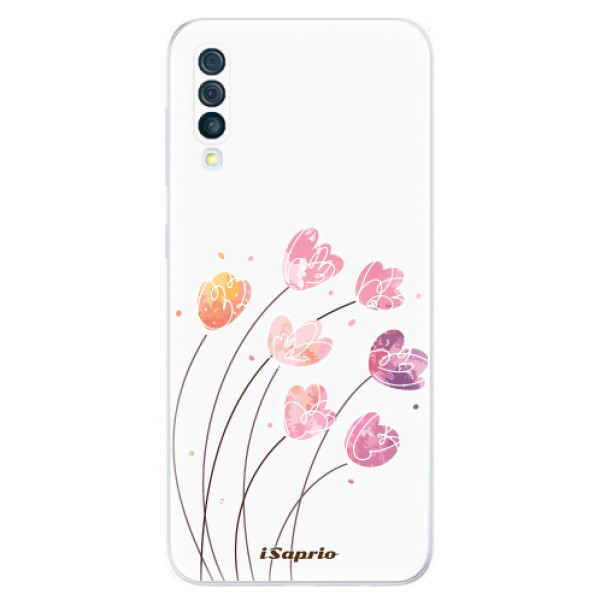 Silikonové odolné pouzdro iSaprio - Flowers 14 na mobil Samsung Galaxy A50 (Silikonový kryt, obal, pouzdro iSaprio - Flowers 14 na mobilní telefon Samsung Galaxy A50)
