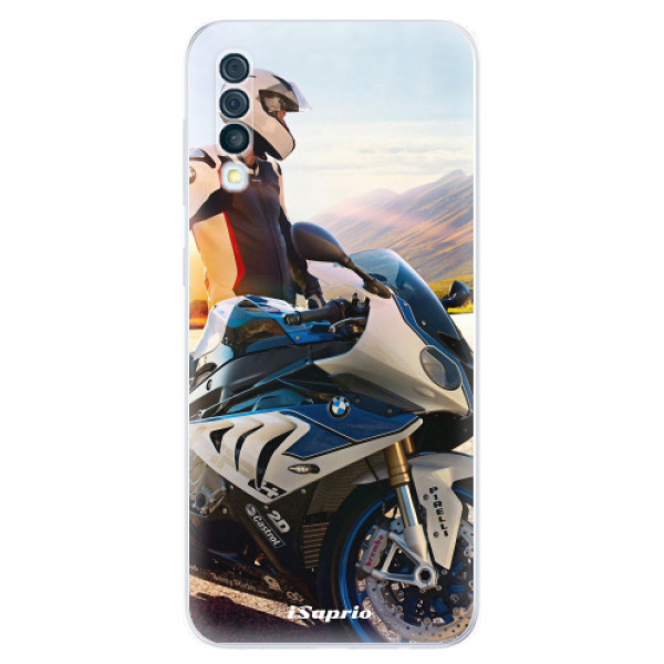Odolné silikonové pouzdro iSaprio - Motorcycle 10 - Samsung Galaxy A50