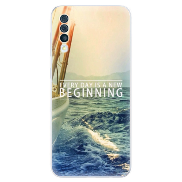 Silikonové odolné pouzdro iSaprio - Beginning na mobil Samsung Galaxy A50 (Silikonový kryt, obal, pouzdro iSaprio - Beginning na mobilní telefon Samsung Galaxy A50)