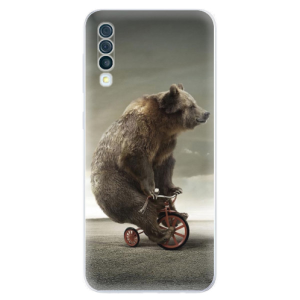 Silikonové odolné pouzdro iSaprio - Bear 01 na mobil Samsung Galaxy A50 (Silikonový kryt, obal, pouzdro iSaprio - Bear 01 na mobilní telefon Samsung Galaxy A50)