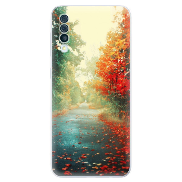 Silikonové odolné pouzdro iSaprio - Autumn 03 na mobil Samsung Galaxy A50 (Silikonový kryt, obal, pouzdro iSaprio - Autumn 03 na mobilní telefon Samsung Galaxy A50)
