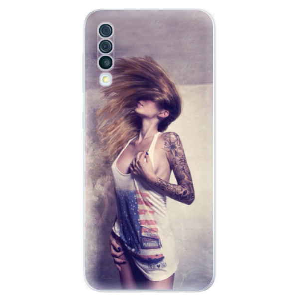 Odolné silikonové pouzdro iSaprio - Girl 01 - Samsung Galaxy A50