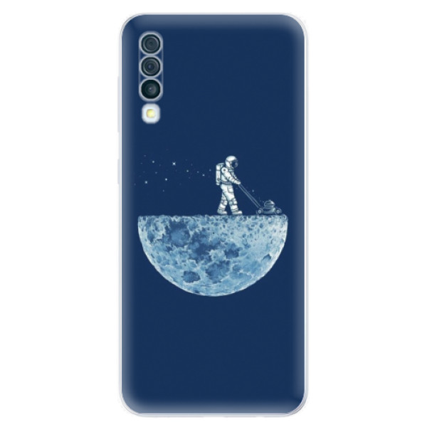 Silikonové odolné pouzdro iSaprio - Moon 01 na mobil Samsung Galaxy A50 (Silikonový kryt, obal, pouzdro iSaprio - Moon 01 na mobilní telefon Samsung Galaxy A50)