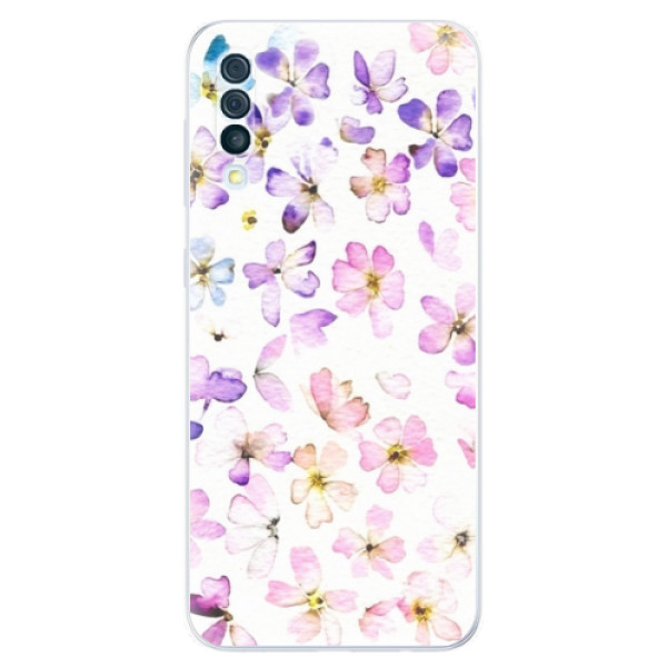 Silikonové odolné pouzdro iSaprio - Wildflowers na mobil Samsung Galaxy A50 (Silikonový kryt, obal, pouzdro iSaprio - Wildflowers na mobilní telefon Samsung Galaxy A50)