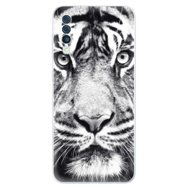 Silikonové odolné pouzdro iSaprio - Tiger Face na mobil Samsung Galaxy A50 (Silikonový kryt, obal, pouzdro iSaprio - Tiger Face na mobilní telefon Samsung Galaxy A50)