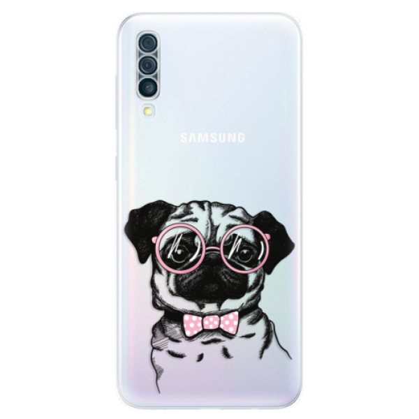 Odolné silikonové pouzdro iSaprio - The Pug - Samsung Galaxy A50