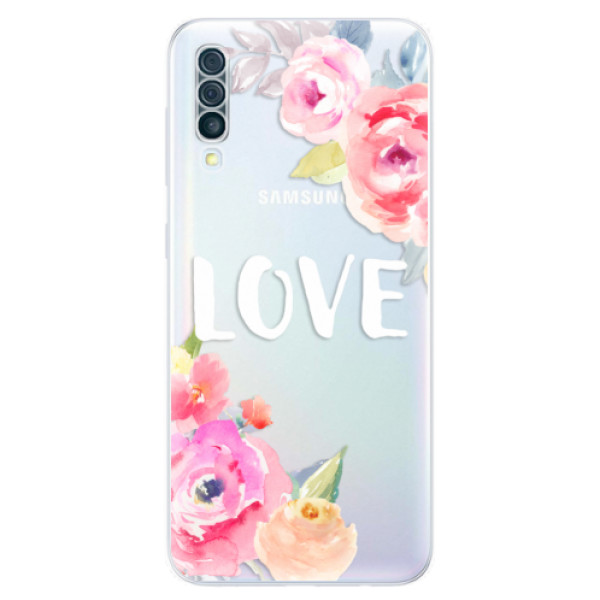 Odolné silikonové pouzdro iSaprio - Love - Samsung Galaxy A50