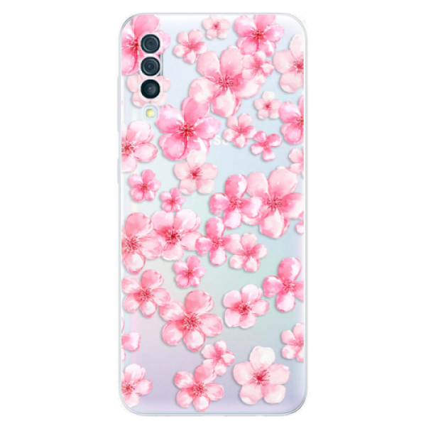 Silikonové odolné pouzdro iSaprio - Flower Pattern 05 na mobil Samsung Galaxy A50 (Silikonový kryt, obal, pouzdro iSaprio - Flower Pattern 05 na mobilní telefon Samsung Galaxy A50)
