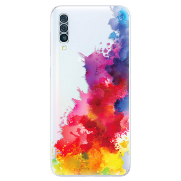Silikonové odolné pouzdro iSaprio - Color Splash 01 na mobil Samsung Galaxy A50 (Silikonový kryt, obal, pouzdro iSaprio - Color Splash 01 na mobilní telefon Samsung Galaxy A50)