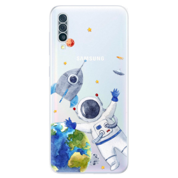 Odolné silikonové pouzdro iSaprio - Space 05 - Samsung Galaxy A50