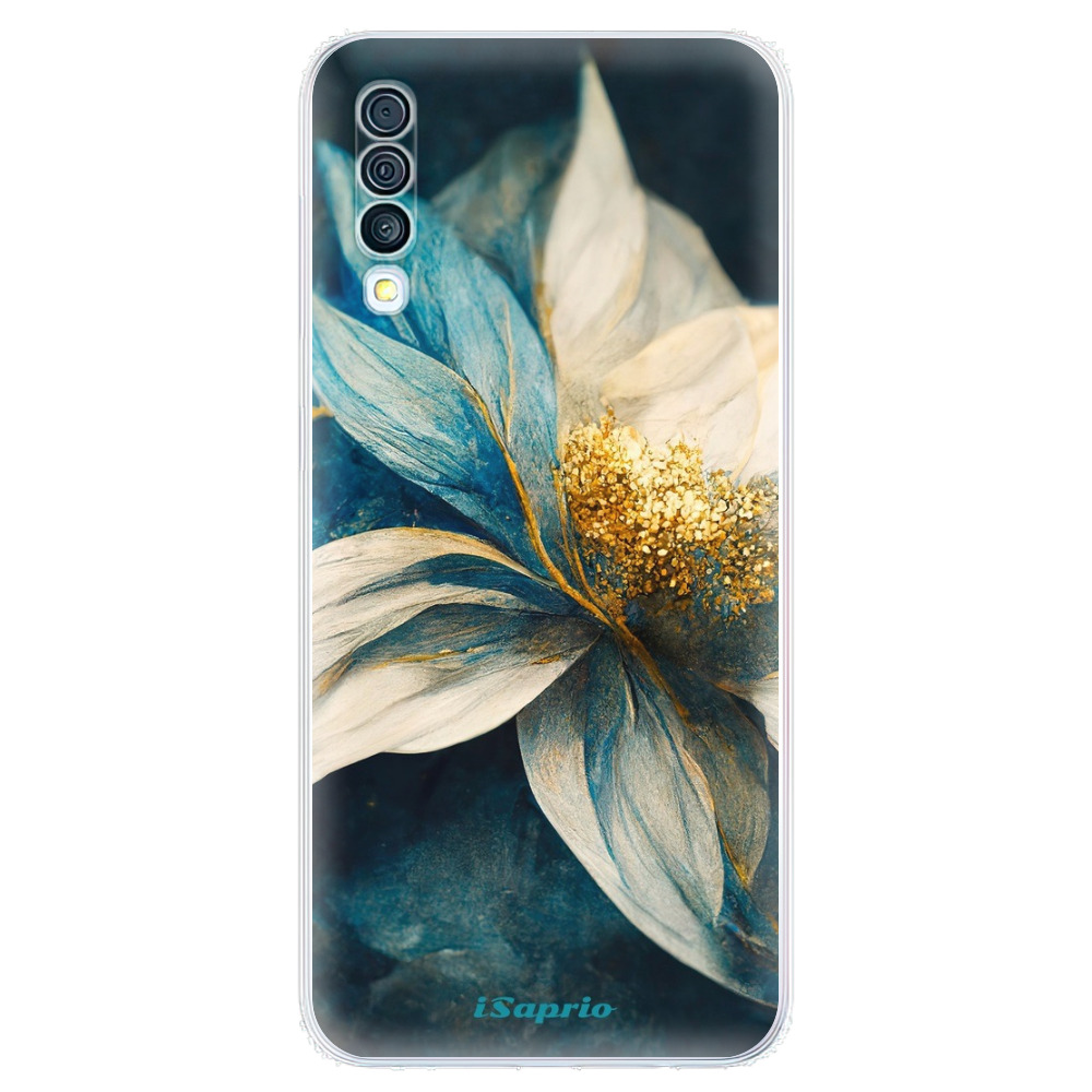 Odolné silikonové pouzdro iSaprio - Blue Petals - Samsung Galaxy A50