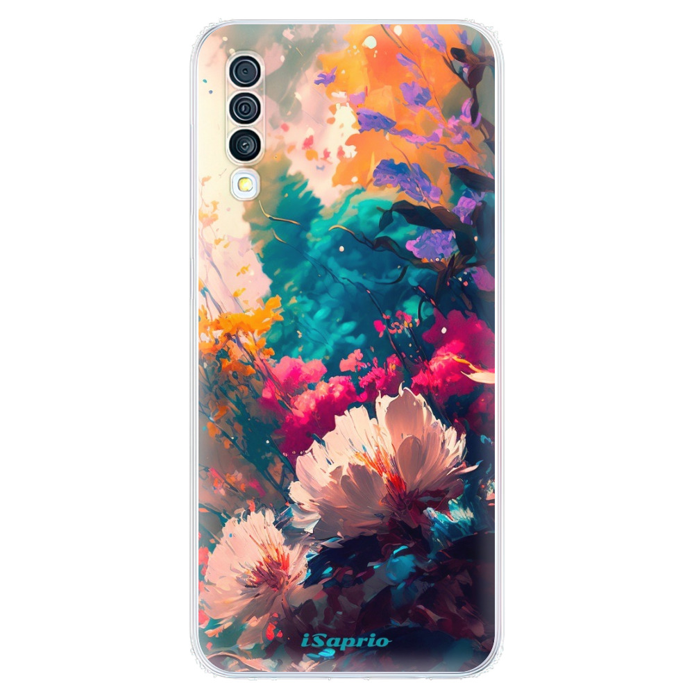 Odolné silikonové pouzdro iSaprio - Flower Design - Samsung Galaxy A50