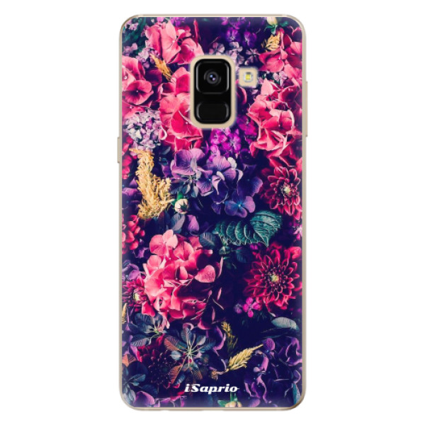 Odolné silikonové pouzdro iSaprio - Flowers 10 - Samsung Galaxy A8 2018