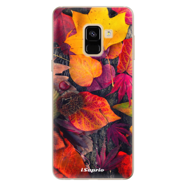 Odolné silikonové pouzdro iSaprio - Autumn Leaves 03 - Samsung Galaxy A8 2018