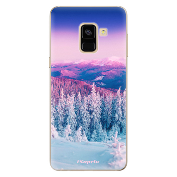 Silikonové odolné pouzdro iSaprio - Winter 01 na mobil Samsung Galaxy A8 2018 (Silikonový kryt, obal, pouzdro iSaprio - Winter 01 na mobilní telefon Samsung Galaxy A8 2018)