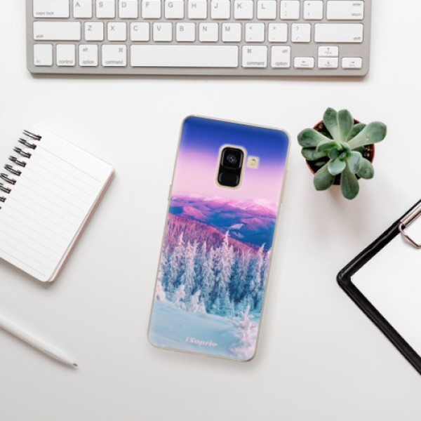 Silikonové pouzdro iSaprio - Samsung Galaxy A8 2018 - Winter 01