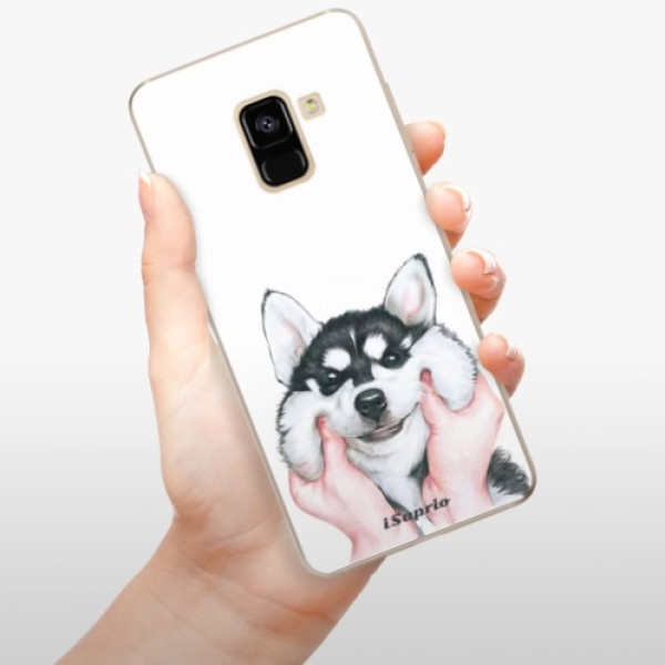 Silikonové pouzdro iSaprio - Samsung Galaxy A8 2018 - Malamute 01
