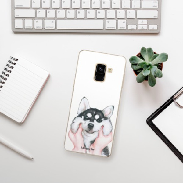 Silikonové pouzdro iSaprio - Samsung Galaxy A8 2018 - Malamute 01