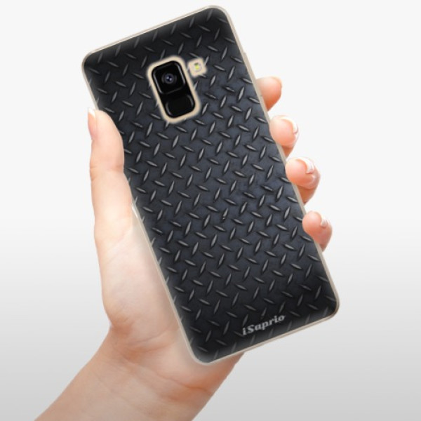 Silikonové pouzdro iSaprio - Samsung Galaxy A8 2018 - Metal 01