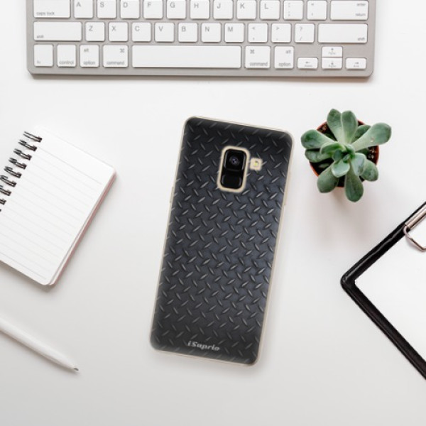 Silikonové pouzdro iSaprio - Samsung Galaxy A8 2018 - Metal 01