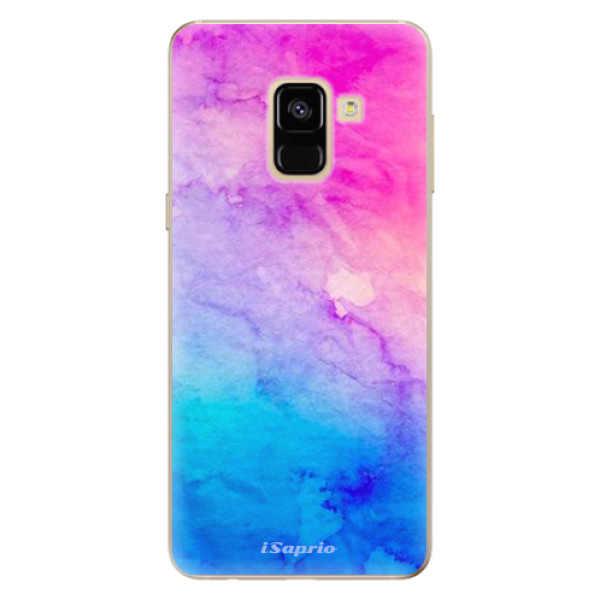 Silikonové odolné pouzdro iSaprio - Watercolor Paper 01 na mobil Samsung Galaxy A8 2018 (Silikonový kryt, obal, pouzdro iSaprio - Watercolor Paper 01 na mobilní telefon Samsung Galaxy A8 2018)