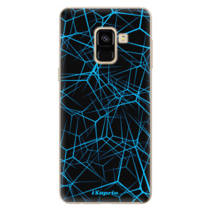 Silikonové pouzdro iSaprio - Samsung Galaxy A8 2018 - Abstract Outlines 12