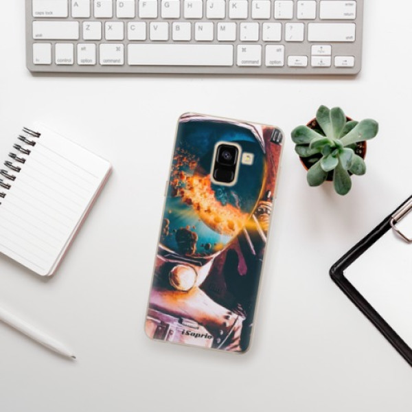 Silikonové pouzdro iSaprio - Samsung Galaxy A8 2018 - Astronaut 01
