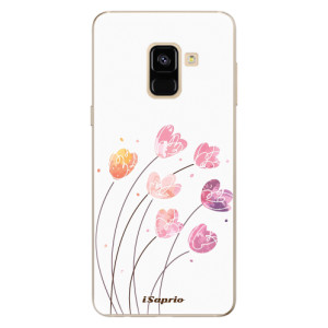 Silikonové pouzdro iSaprio - Samsung Galaxy A8 2018 - Flowers 14