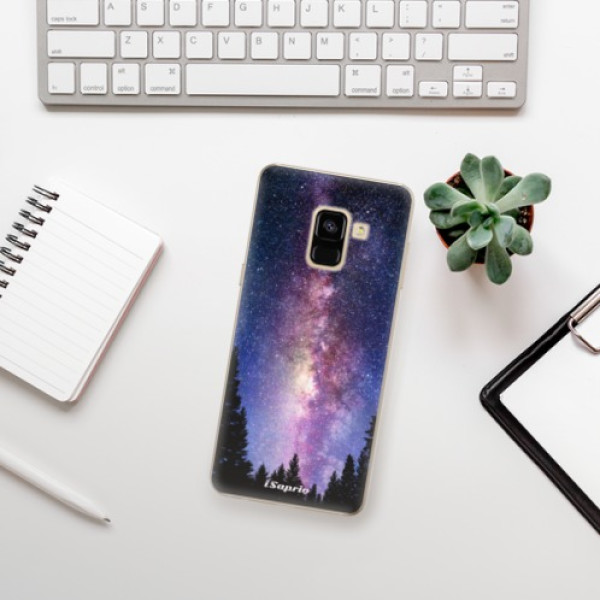 Silikonové pouzdro iSaprio - Samsung Galaxy A8 2018 - Milky Way 11
