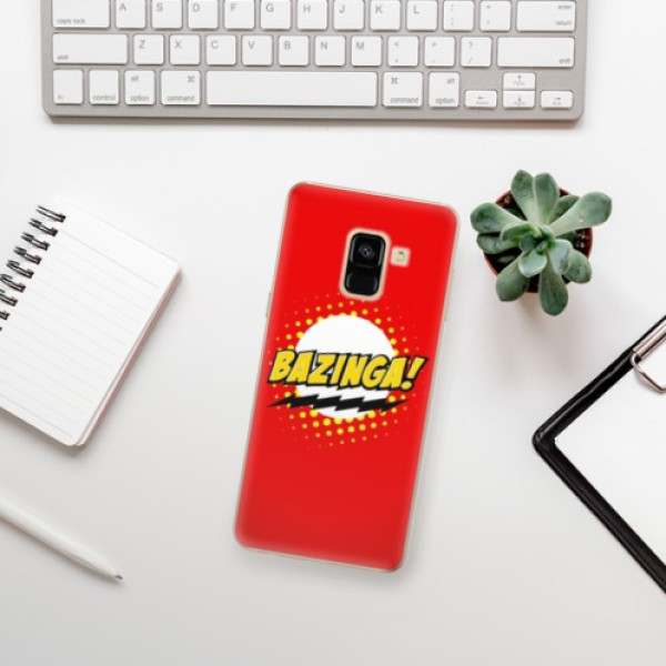 Silikonové pouzdro iSaprio - Samsung Galaxy A8 2018 - Bazinga 01