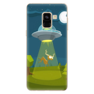 Silikonové pouzdro iSaprio - Samsung Galaxy A8 2018 - Alien 01