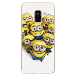 Silikonové pouzdro iSaprio - Samsung Galaxy A8 2018 - Mimons 01
