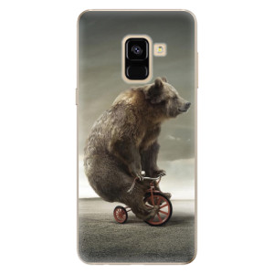 Silikonové pouzdro iSaprio - Samsung Galaxy A8 2018 - Bear 01
