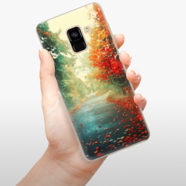 Silikonové pouzdro iSaprio - Samsung Galaxy A8 2018 - Autumn 03
