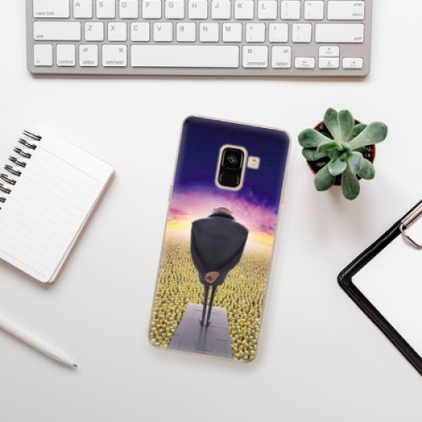Silikonové pouzdro iSaprio - Samsung Galaxy A8 2018 - Gru