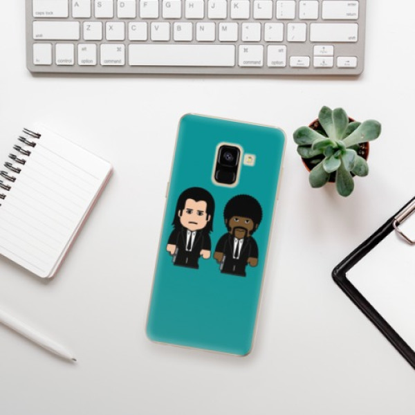 Silikonové pouzdro iSaprio - Samsung Galaxy A8 2018 - Pulp Fiction