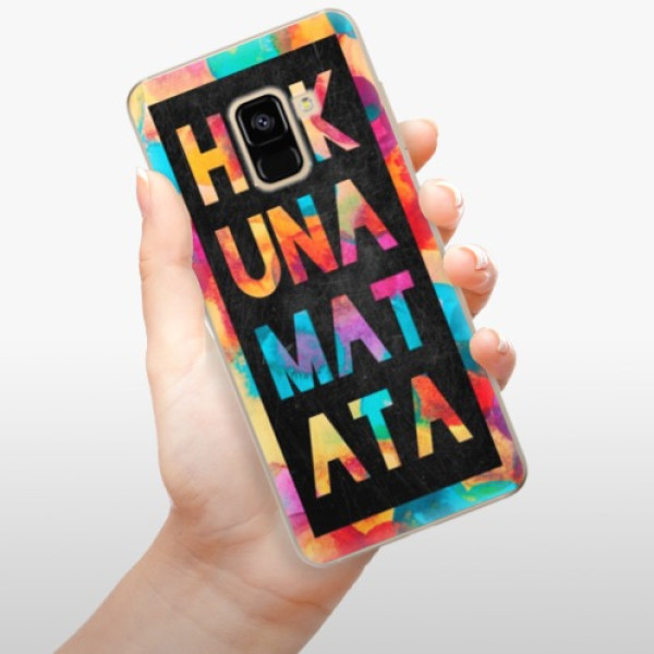 Silikonové pouzdro iSaprio - Samsung Galaxy A8 2018 - Hakuna Matata 01