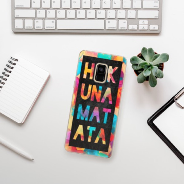 Silikonové pouzdro iSaprio - Samsung Galaxy A8 2018 - Hakuna Matata 01