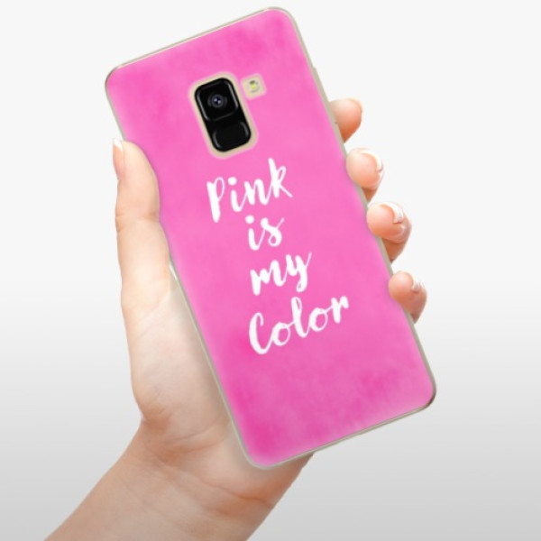 Silikonové pouzdro iSaprio - Samsung Galaxy A8 2018 - Pink is my color