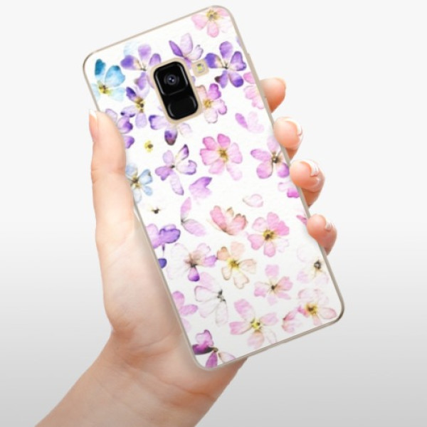 Silikonové pouzdro iSaprio - Samsung Galaxy A8 2018 - Wildflowers