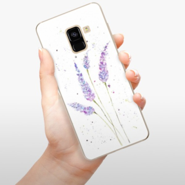 Silikonové pouzdro iSaprio - Samsung Galaxy A8 2018 - Lavender