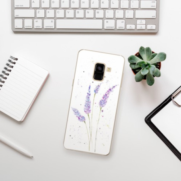 Silikonové pouzdro iSaprio - Samsung Galaxy A8 2018 - Lavender