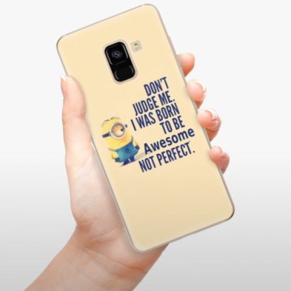 Silikonové pouzdro iSaprio - Samsung Galaxy A8 2018 - Be Awesome