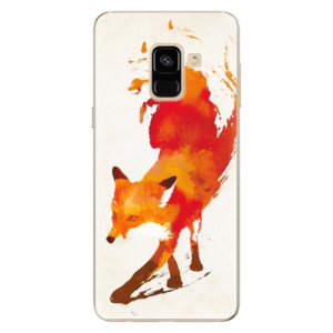 Silikonové pouzdro iSaprio - Samsung Galaxy A8 2018 - Fast Fox