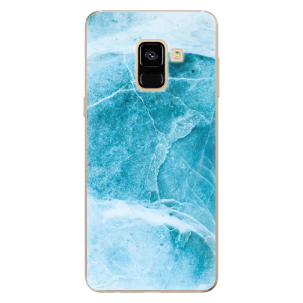 Silikonové odolné pouzdro iSaprio - Blue Marble na mobil Samsung Galaxy A8 2018 (Silikonový kryt, obal, pouzdro iSaprio - Blue Marble na mobilní telefon Samsung Galaxy A8 2018)