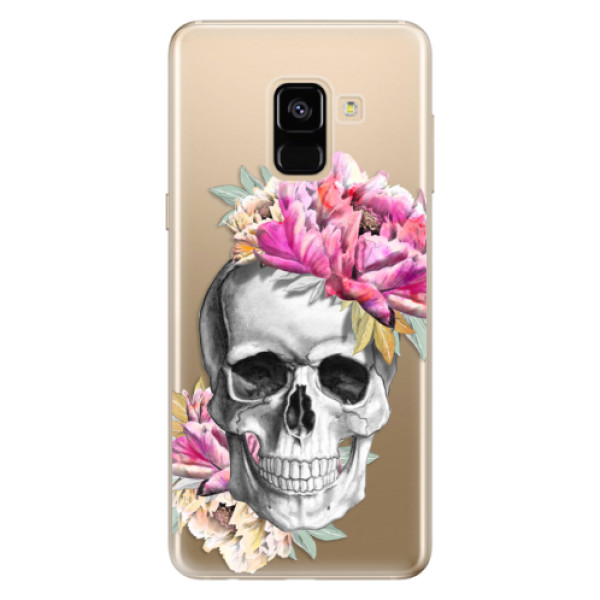Odolné silikonové pouzdro iSaprio - Pretty Skull - Samsung Galaxy A8 2018