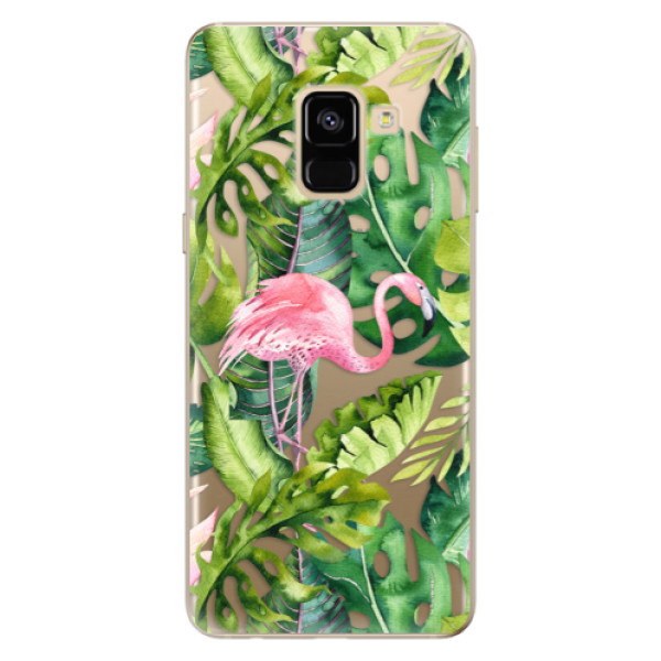 Silikonové odolné pouzdro iSaprio - Jungle 02 na mobil Samsung Galaxy A8 2018 (Silikonový kryt, obal, pouzdro iSaprio - Jungle 02 na mobilní telefon Samsung Galaxy A8 2018)
